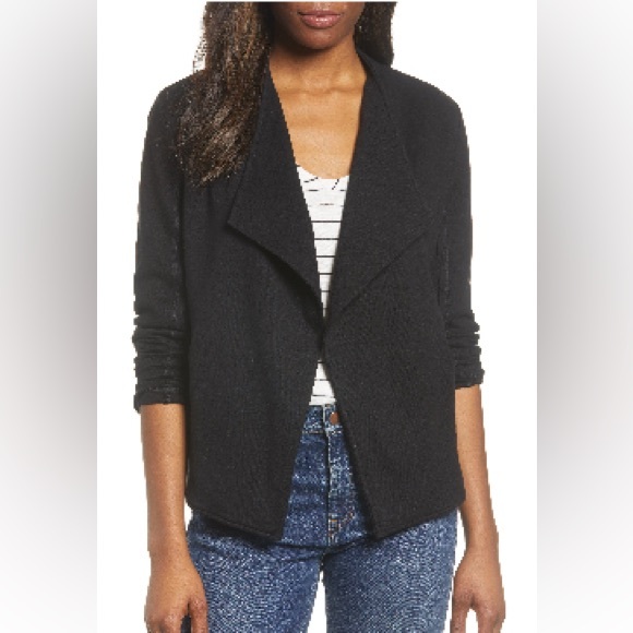 Caslon Jackets & Blazers - Caslon Drape Collar Knit Blazer – Size Large (12/14)